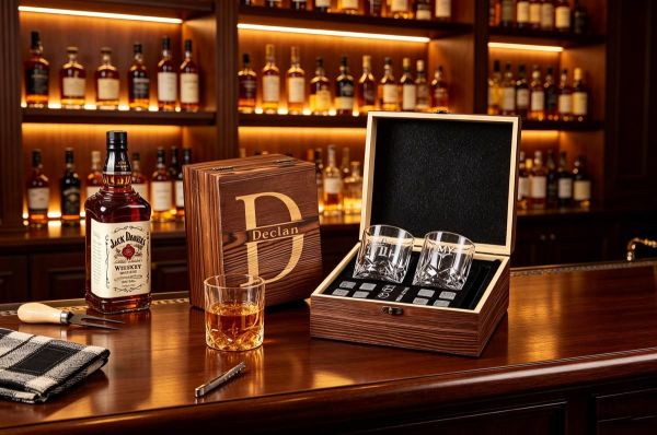 Découvrez 5 idées d'emballage créatives pour un verre à whisky personnalisé